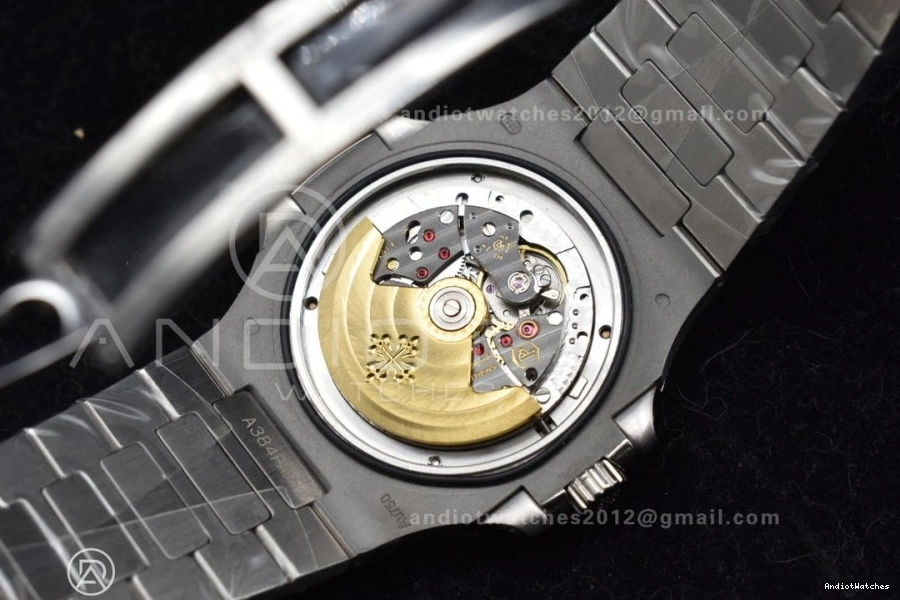 Dial A 5711 TWF Bracelet Diamonds Bezel Full on & 911 SoftTouch Diamonds Nautilus SS 0909